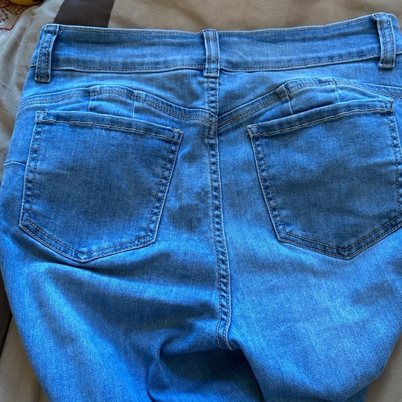 Wax Jean Butt I love you! Distressed style size 7 - Picture 3 of 9